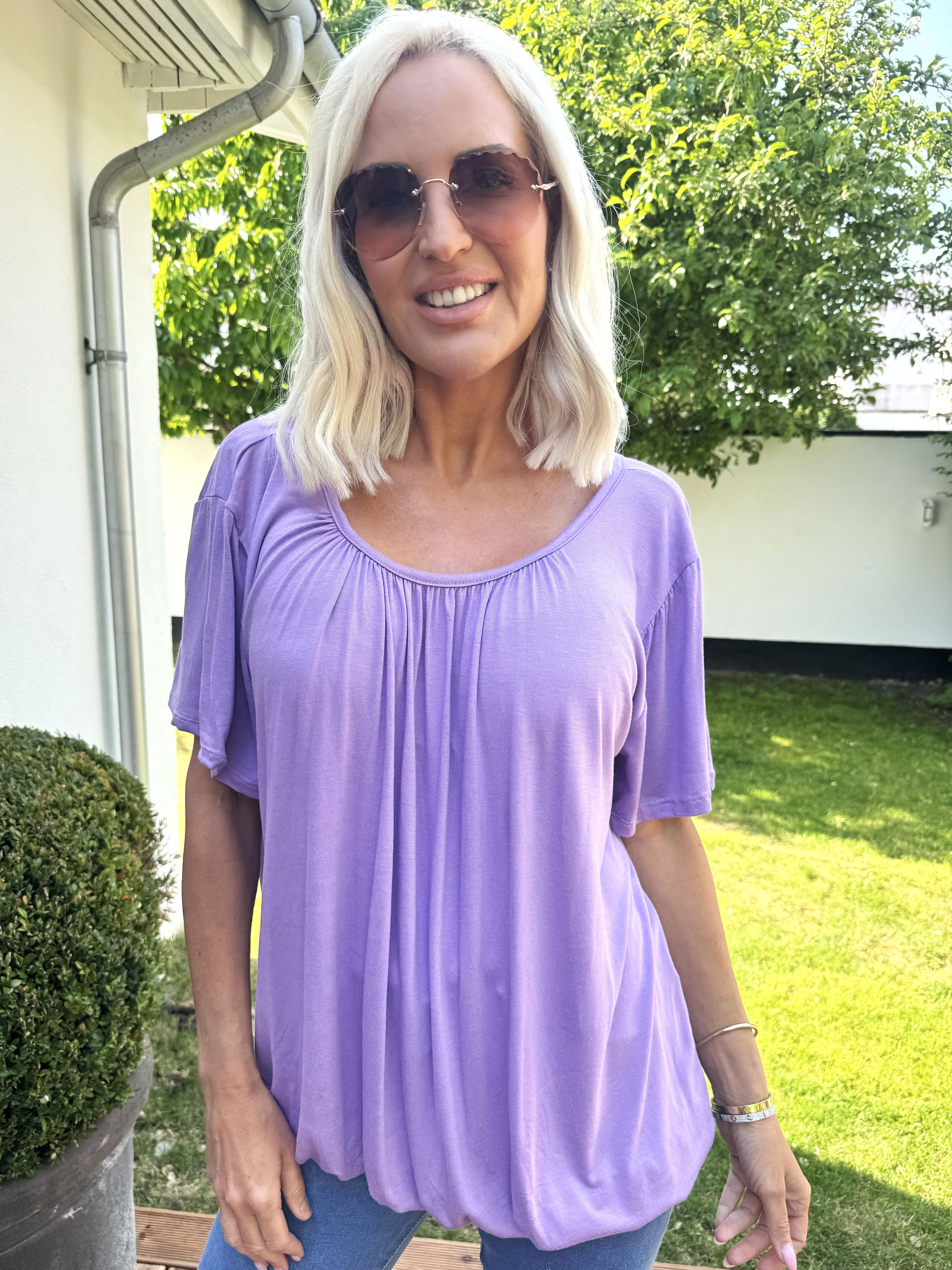 Miracle t-shirt - Basis t-shirt med elastik forneden (bestseller)